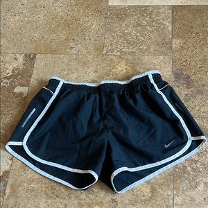 Nike Black and White Athletic Shorts